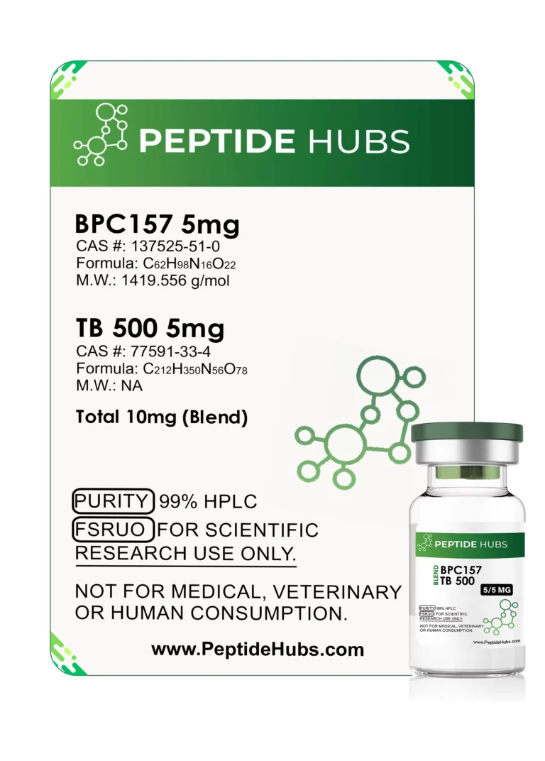 BPC 157/TB 500 10 mg Vial by peptide Hubs