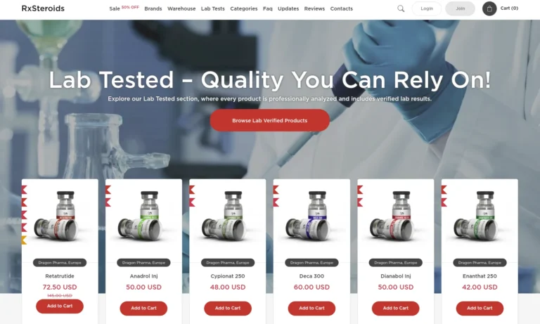 RxSteroids.Net Website